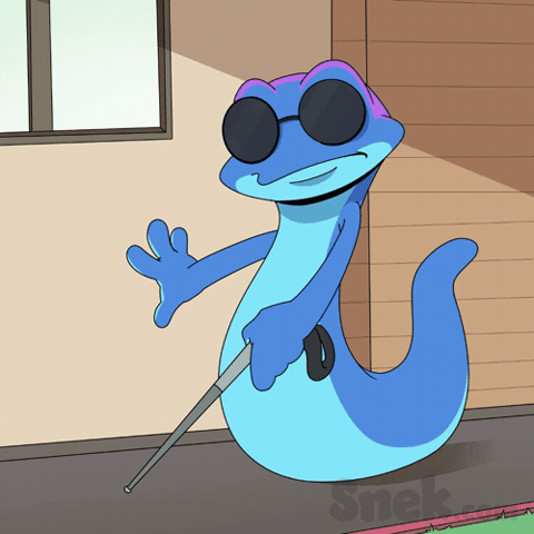 Look Away La La La GIF by Snek