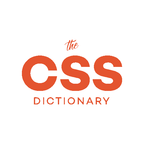 The CSS Dictionary Sticker