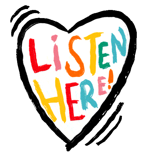 Vibes Listen Sticker by Pete Clayton