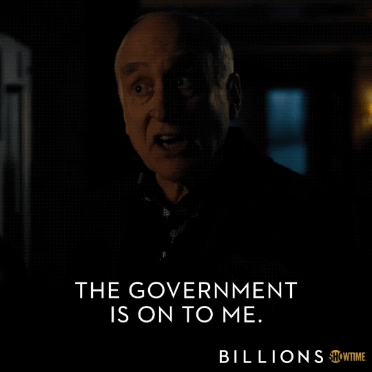 season 4 the government is on to me GIF by Billions