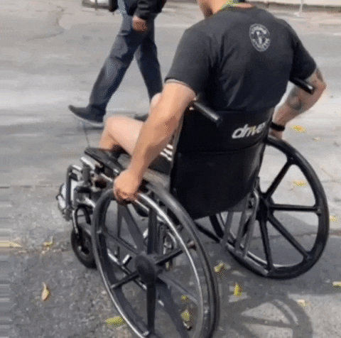 Manual Wheelchair GIF by coach Dibs