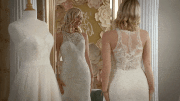 wedding dress love GIF by Hallmark Channel