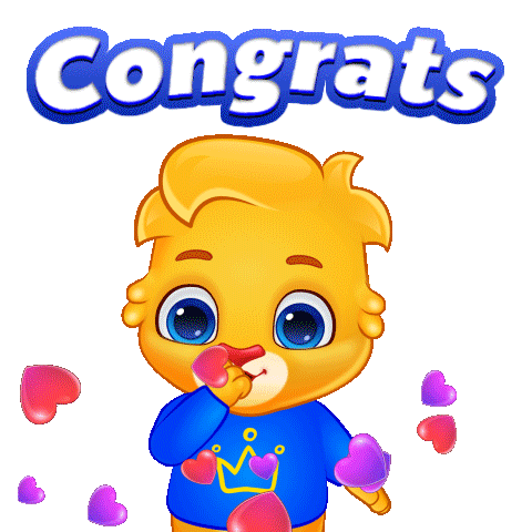 Happy Well Done Sticker by Lucas and Friends by RV AppStudios