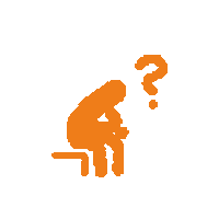 Thinking Sitting Sticker by Caverna