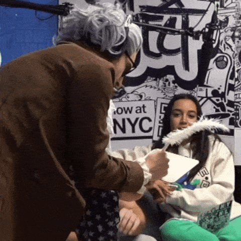 Signing Ben Franklin GIF