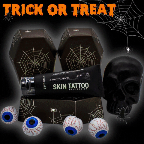 skintattooprotection halloween tattoo trick protection GIF
