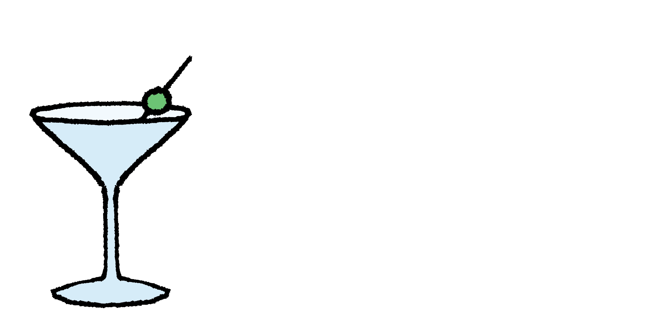 Martini Makeheramartini Sticker by Pretty Whiskey / Alex Sautter for