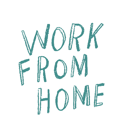 Work From Home Love Sticker by Doodleganger
