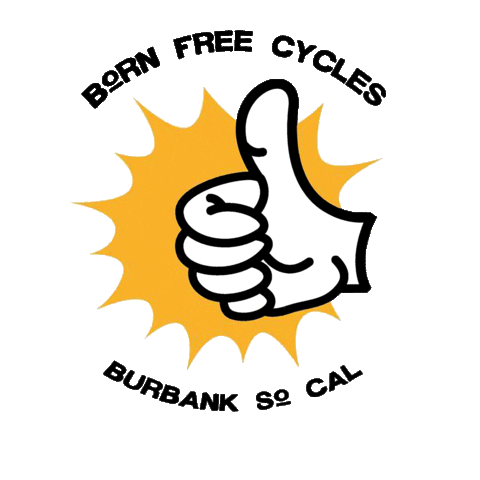 BornFreeCycles Sticker