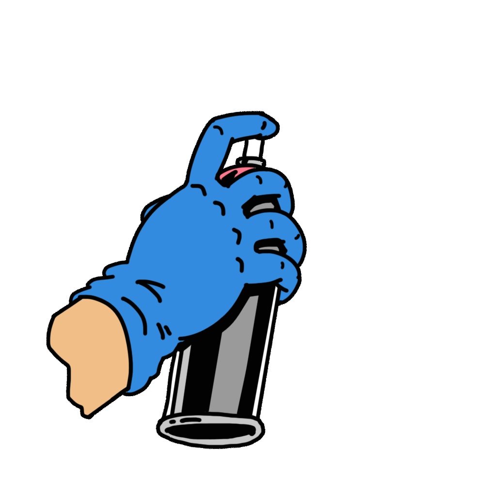 Graffiti Spray Sticker for iOS & Android GIPHY