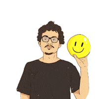 Happy Sticker