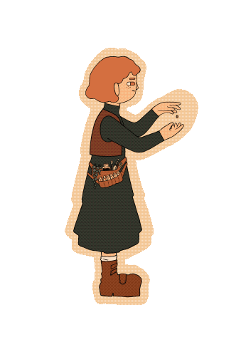 Halloween Flower Sticker by MarionMenardi