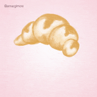 Animation Croissant GIF by annacgilmore