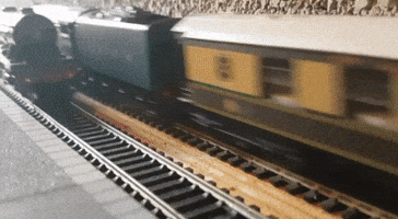 Train Station Model GIF