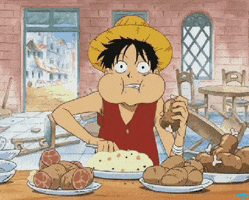One Piece Eating GIF