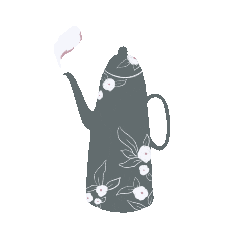 Tea Time Coffee Sticker