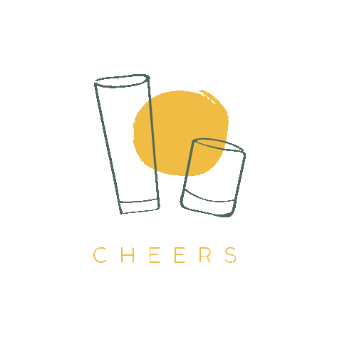 Cheers Sticker by CARDÓ