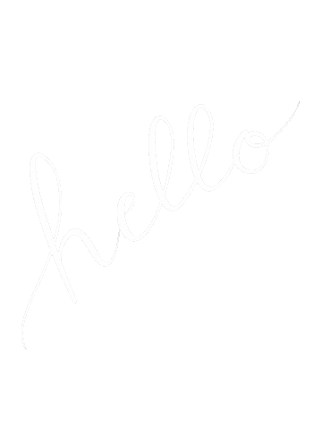 Calligraphy Hello Sticker by Salted Karamel