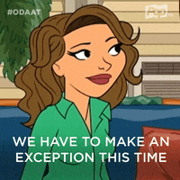 Pop Tv Excuse GIF by One Day At A Time