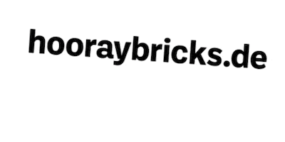 Hooray Bricks Sticker