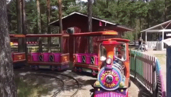 lisaferl kids train GIF