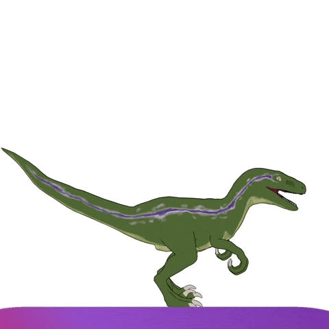Raptor Log Out GIF