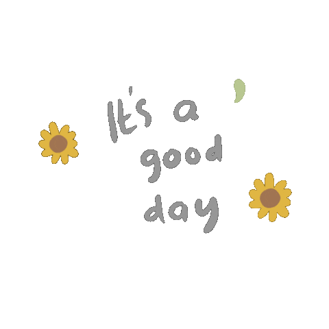 Good Day Flower Sticker