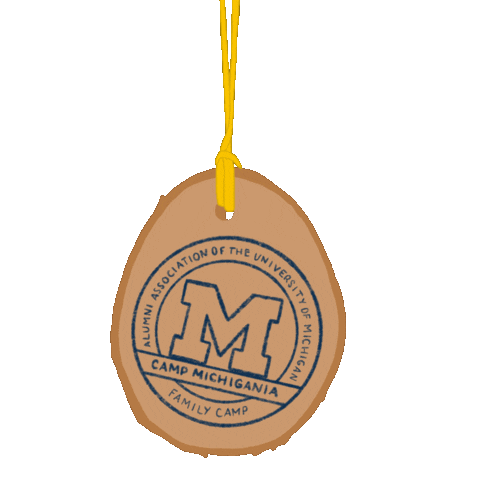 University Of Michigan Lanyard Sticker by Alumni Association of the University of Michigan