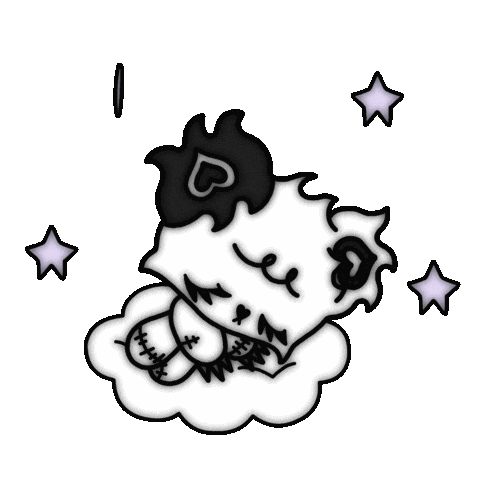 Sweet Dreams Sleeping Sticker by Lilac's World