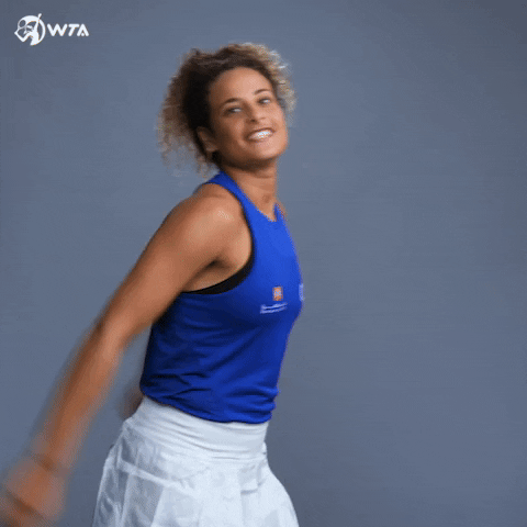 Jump Smile GIF by WTA