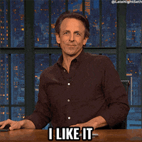Me Gusta Seth Meyers GIF by Late Night with Seth Meyers