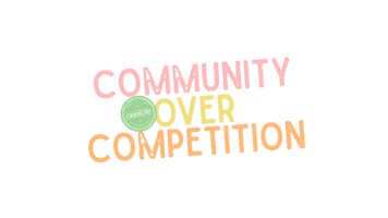 Small Business Community Over Competition Sticker by Candelish Candle Co.