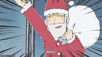 Image result for anime christmas gif