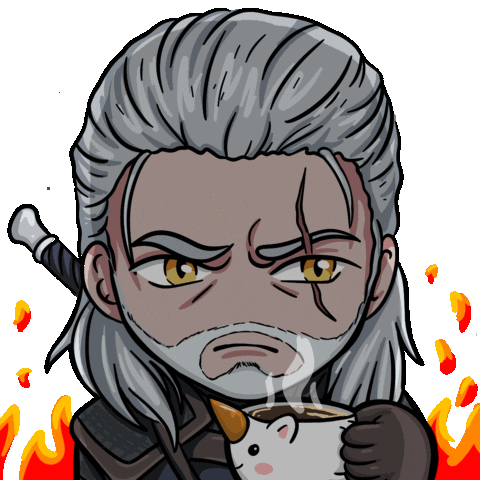 Angry On Fire Sticker by Ellienka