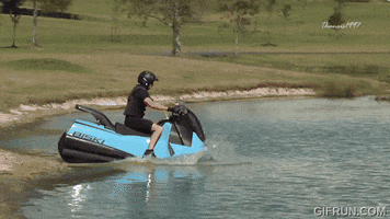 Bike On Water GIF