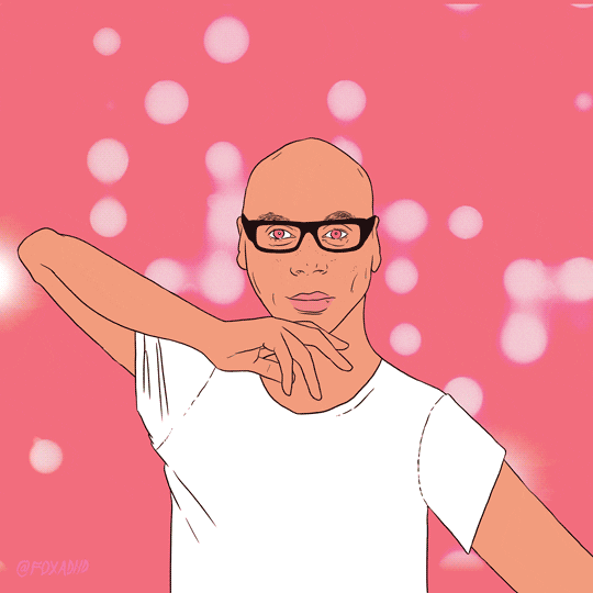 rupaul's drag race television GIF by Animation Domination High-Def