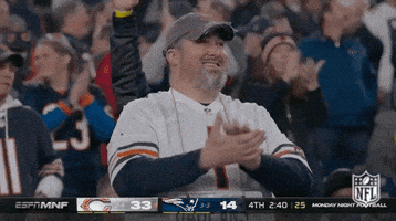 Chicago Bears Applause GIF by NFL
