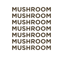 Mushroom Sticker by Fera Pet Organics