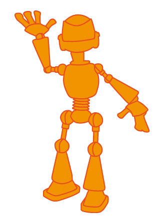 Robot Sticker by Kinderspielstadt Stutengarten