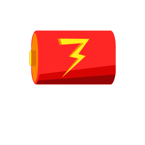 Recharge Batteries Sticker