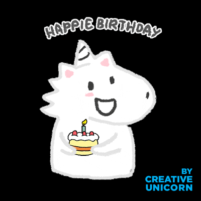 Happy Birthday GIF by Creative Unicorn