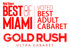 Goldrush Goldrushmiami Sticker by Gold Rush Cabaret