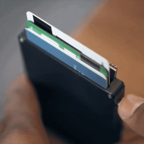maniwonders luxury wallet mechanical performing GIF