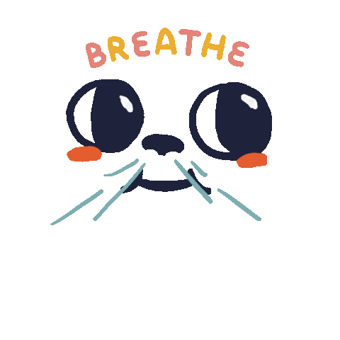 Inhale Breathe Sticker