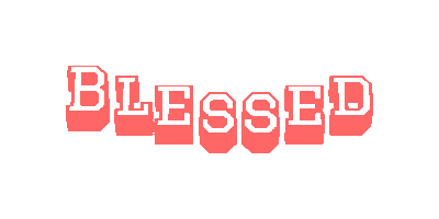 Christian Bless Sticker by Jennifer Greenhill