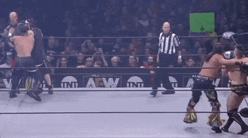 Dustin Rhodes Santana GIF by All Elite Wrestling on TNT