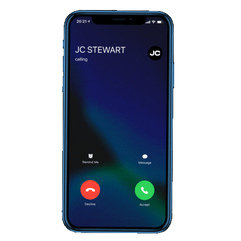 Ringing Phone Call Sticker by JC Stewart