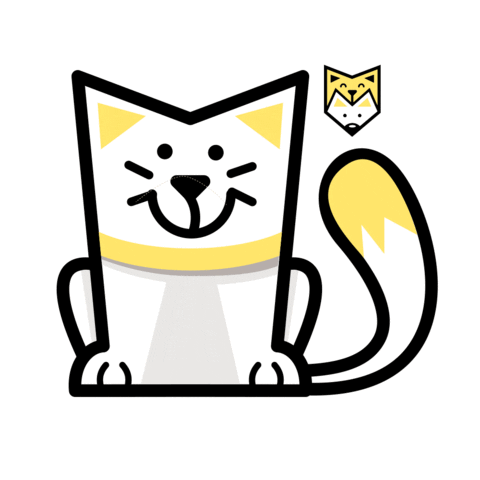 Cat Sticker by Agromix