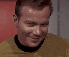 Captain Kirk Drinking GIF by Star Trek