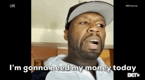 pay me 50 cent GIF by BET Awards